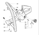 Page L Diagram and Parts List for 141 2003-01 Husqvarna Chainsaw