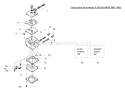 Page C Diagram and Parts List for 141 2003-01 Husqvarna Chainsaw