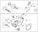 Page D Diagram and Parts List for 141 2003-06 Husqvarna Chainsaw