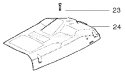Page M Diagram and Parts List for 141 2004-01 Husqvarna Chainsaw