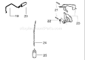 Page K Diagram and Parts List for 141LE 141 LE 2004-05 Husqvarna Chainsaw