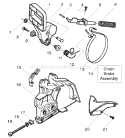 Page B Diagram and Parts List for 141LE 141 LE 2004-05 Husqvarna Chainsaw