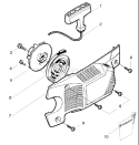 Page D Diagram and Parts List for 141LE 141 LE 2004-05 Husqvarna Chainsaw