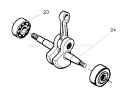 Page E Diagram and Parts List for 141LE 141 LE 2004-05 Husqvarna Chainsaw