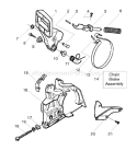 Page B Diagram and Parts List for 142E 142 E 2004-10 Husqvarna Chainsaw