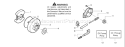 Page C Diagram and Parts List for 142E 142 E 2004-10 Husqvarna Chainsaw
