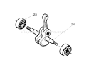 Page E Diagram and Parts List for 142E 142 E 2004-10 Husqvarna Chainsaw