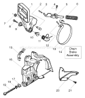Page B Diagram and Parts List for 137E 137 E 2005-09 Husqvarna Chainsaw