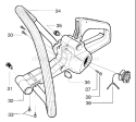 Page G Diagram and Parts List for 142 2006-01 Husqvarna Chainsaw