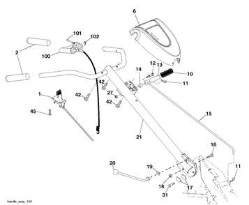Part Location Diagram of 586681501 Husqvarna Control.throttle.snap.in