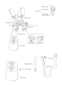 Harness Diagram and Parts List for 143R 2007-01 Husqvarna Brush Cutter