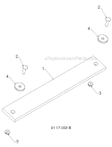 Part Location Diagram of 532182515 Husqvarna Weight, Auger Housing 27
