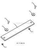 Page J Diagram and Parts List for 14527E 96193006700 -2010-05 Husqvarna Snow Blower