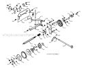 Drive Diagram and Parts List for 14527E 96193006700 -2010-05 Husqvarna Snow Blower