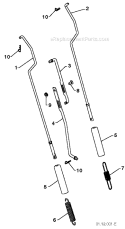 Page Y Diagram and Parts List for 14527E 96193006700 -2010-05 Husqvarna Snow Blower