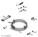 Accessories Diagram and Parts List for 14527E 96193006700 -2010-05 Husqvarna Snow Blower