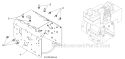 Chassis, Engine And Pulleys Diagram and Parts List for 14527E 96193007501 -2011-07 Husqvarna Snow Blower