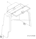 Page B Diagram and Parts List for 14527E 96193007501 -2011-07 Husqvarna Snow Blower