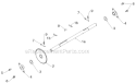 Drive Diagram and Parts List for 14527E 96193007503 - 2012-06 Husqvarna Snow Blower