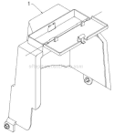 Chassis Engine Pulleys Diagram and Parts List for 14527E 96193007503 - 2012-06 Husqvarna Snow Blower