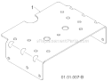 Chassis, Engine And Pulleys Diagram and Parts List for 14527E 96193008300 -2011-08 Husqvarna Snow Blower