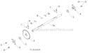 Handle Diagram and Parts List for 14527E 96193008300 -2011-08 Husqvarna Snow Blower