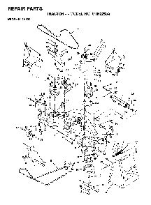 Mower Deck / Cutting Deck Diagram and Parts List for GTH2250A (954567093)(2001-04) Husqvarna Lawn Tractor