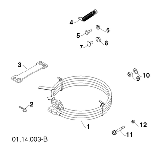 Accessories Diagram and Parts List for 14527E (96193007500)(2011-06) Husqvarna Snow Blower
