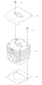 Part Location Diagram of 502848801 Husqvarna Gasket