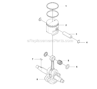 Part Location Diagram of 502849801 Husqvarna Snap Ring