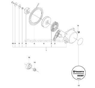 Part Location Diagram of 502843901 Husqvarna Screw
