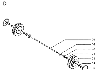 Part Location Diagram of 516625701 Husqvarna Shaft