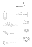 Accessories Diagram and Parts List for 153R 2007-01 Husqvarna Brush Cutter
