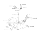 Fuel Tank Diagram and Parts List for 153R 2007-01 Husqvarna Brush Cutter