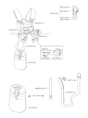 Harness Diagram and Parts List for 153R 2007-01 Husqvarna Brush Cutter