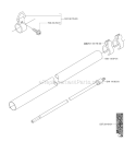 Shaft Diagram and Parts List for 153R 2007-01 Husqvarna Brush Cutter