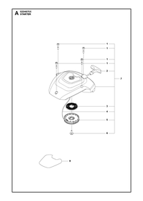 Accessories Diagram and Parts List for 522HS75X  Husqvarna Hedge Trimmer