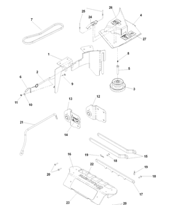 Drive Kits 1 Diagram and Parts List for IZ5225TXPKOA (968999307)(2007-04) Husqvarna Lawn Mower