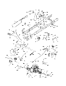 Drive Diagram and Parts List for YTH24V48-96043018200  Husqvarna Lawn Tractor