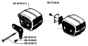 Page G Diagram and Parts List for 154 1983-11 Husqvarna Chainsaw
