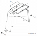 Page Y Diagram and Parts List for 15530SB-LS 96193003803 Husqvarna Snow Blower