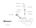 Page G Diagram and Parts List for 155BT 2005-08 Husqvarna Leaf Blower / Vacuum