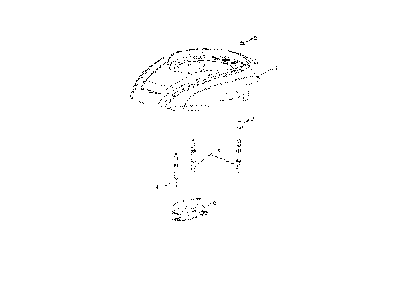 Blower housing Diagram and Parts List for L321AH-96794980100  Husqvarna Lawn Mower