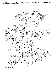 Chassis And Enclosures Diagram and Parts List for CTH220TWIN (96061019101, 960610191)(2007-05) Husqvarna Lawn Tractor