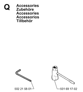 Accessories 3 Diagram and Parts List for 371K 1999-04 Husqvarna Lawn Tractor Accessories