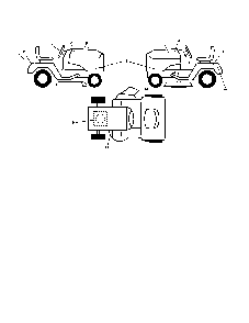 Decals Diagram and Parts List for YTH2246-917287540  Husqvarna Lawn Tractor