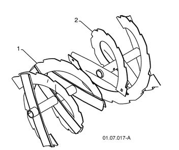 Auger Housing / Impeller Assemble - B 1 Diagram and Parts List for 924SB (96193004500)(2009-06) Husqvarna Snow Blower