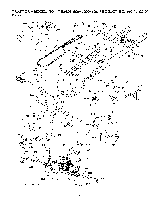 Drive Diagram and Parts List for YTH245496043003402 2008-02 Husqvarna Lawn Tractor