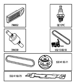 Part Location Diagram of QC12YC Husqvarna 