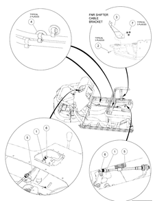 Transmission Cable Diagram and Parts List for HUV4420G 2006-11 Husqvarna Lawn Tractor